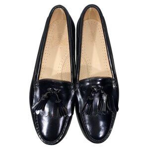 G.H. Bass & Co. Weejuns Tassel Loafers Black Leather Men’s Size 10 D